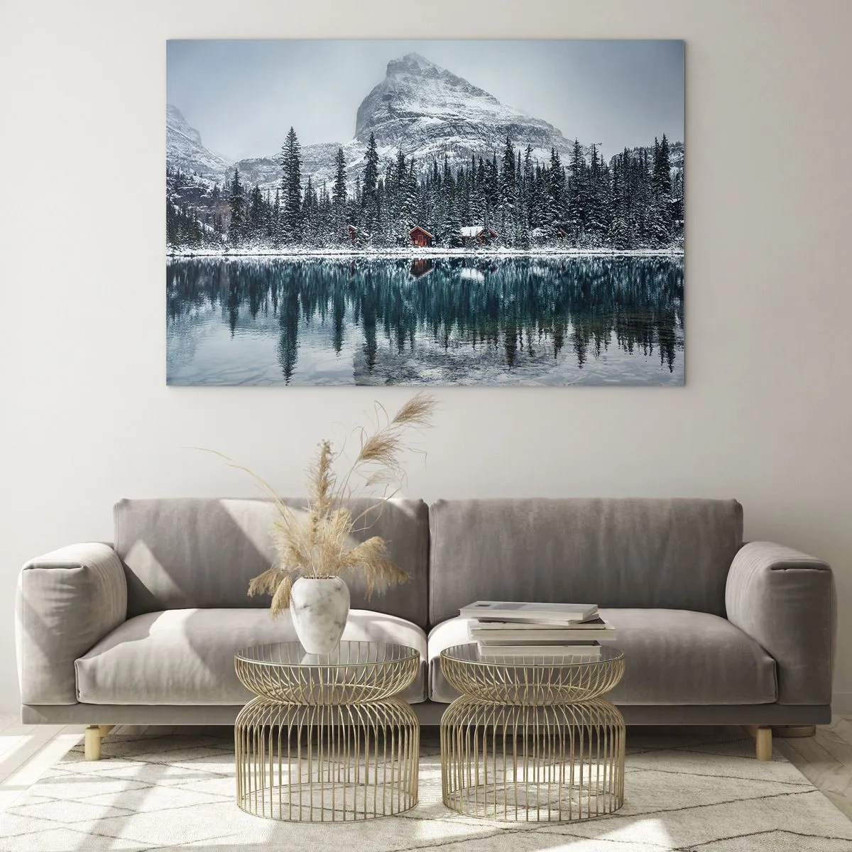 Glass picture - Canadian Retreat - 120x80 cm