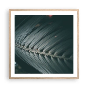 Poster in light oak frame - Precision of Nature - 60x60 cm