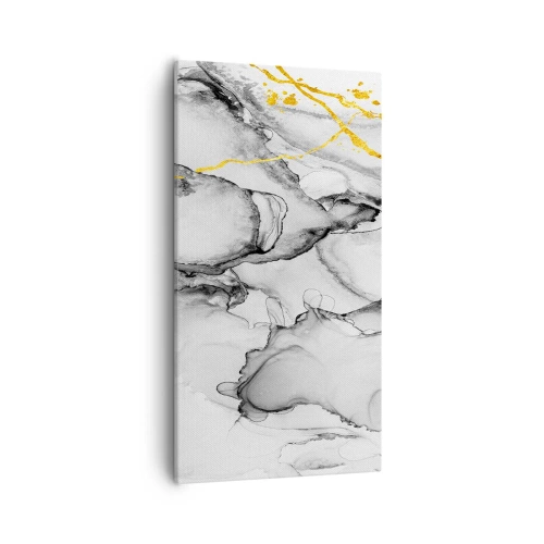 Canvas picture - Composition with a Golden Motif - 55x100 cm