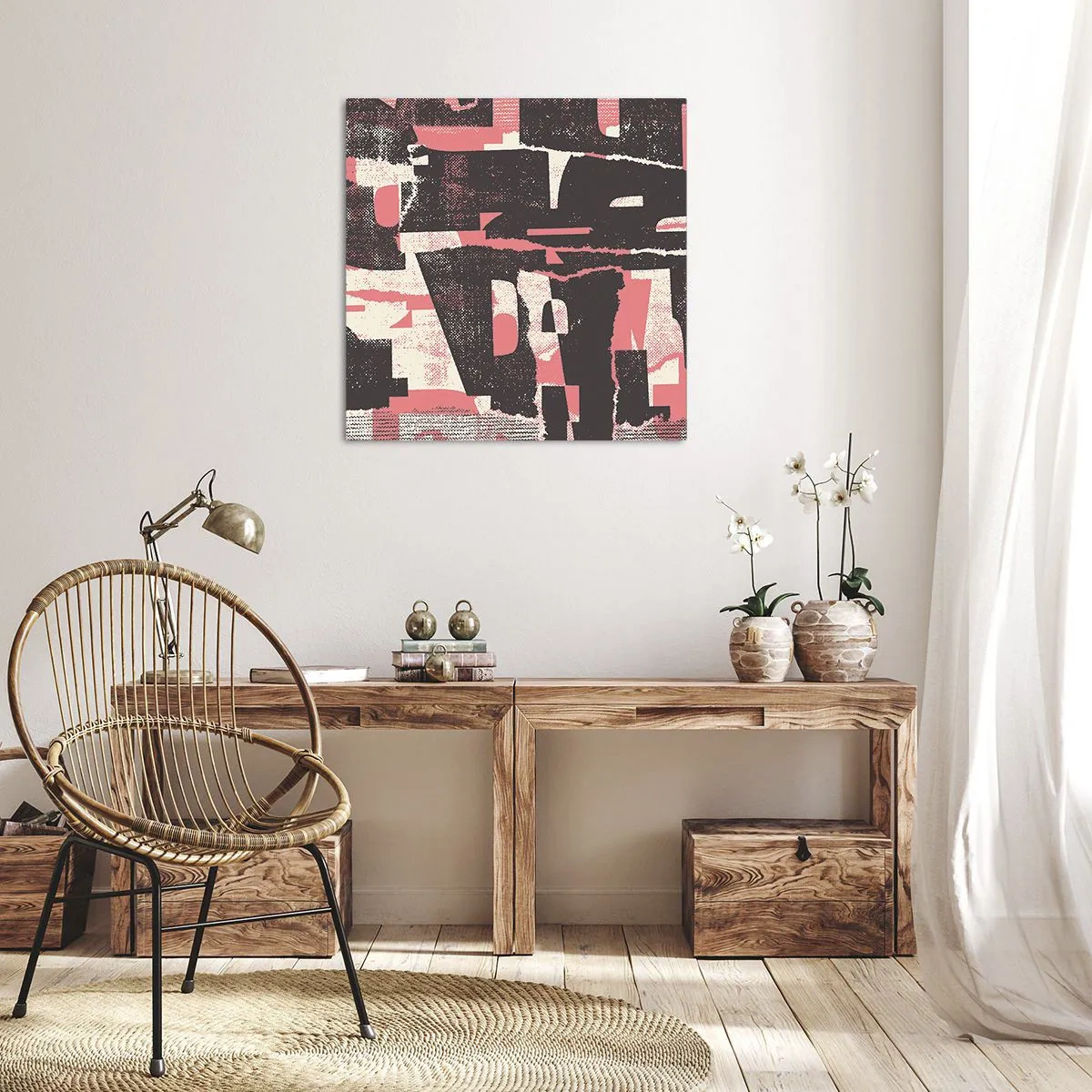 Canvas picture - All that Chaos - 70x70 cm