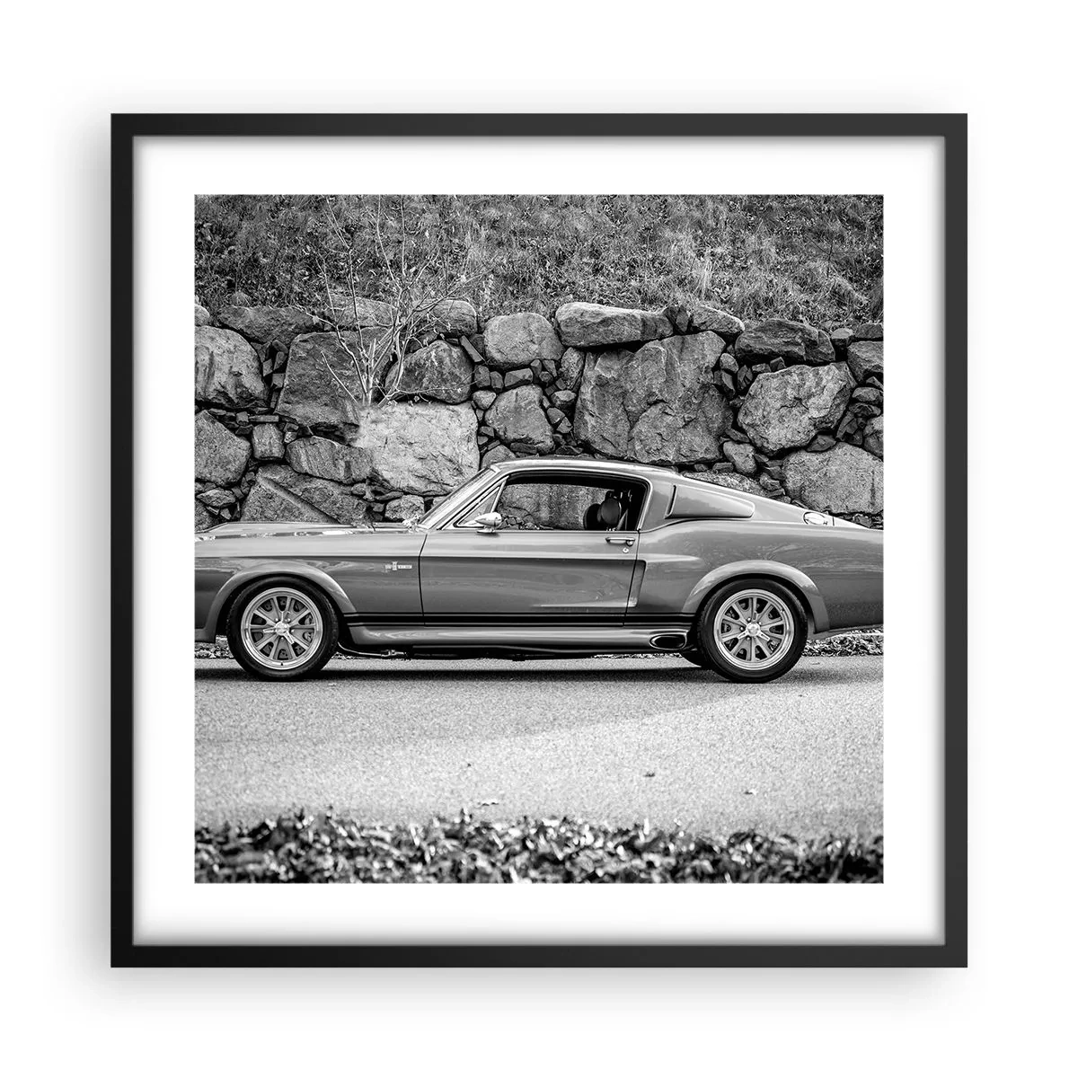 Poster in black frame - Legend of the 60-ies - 50x50 cm