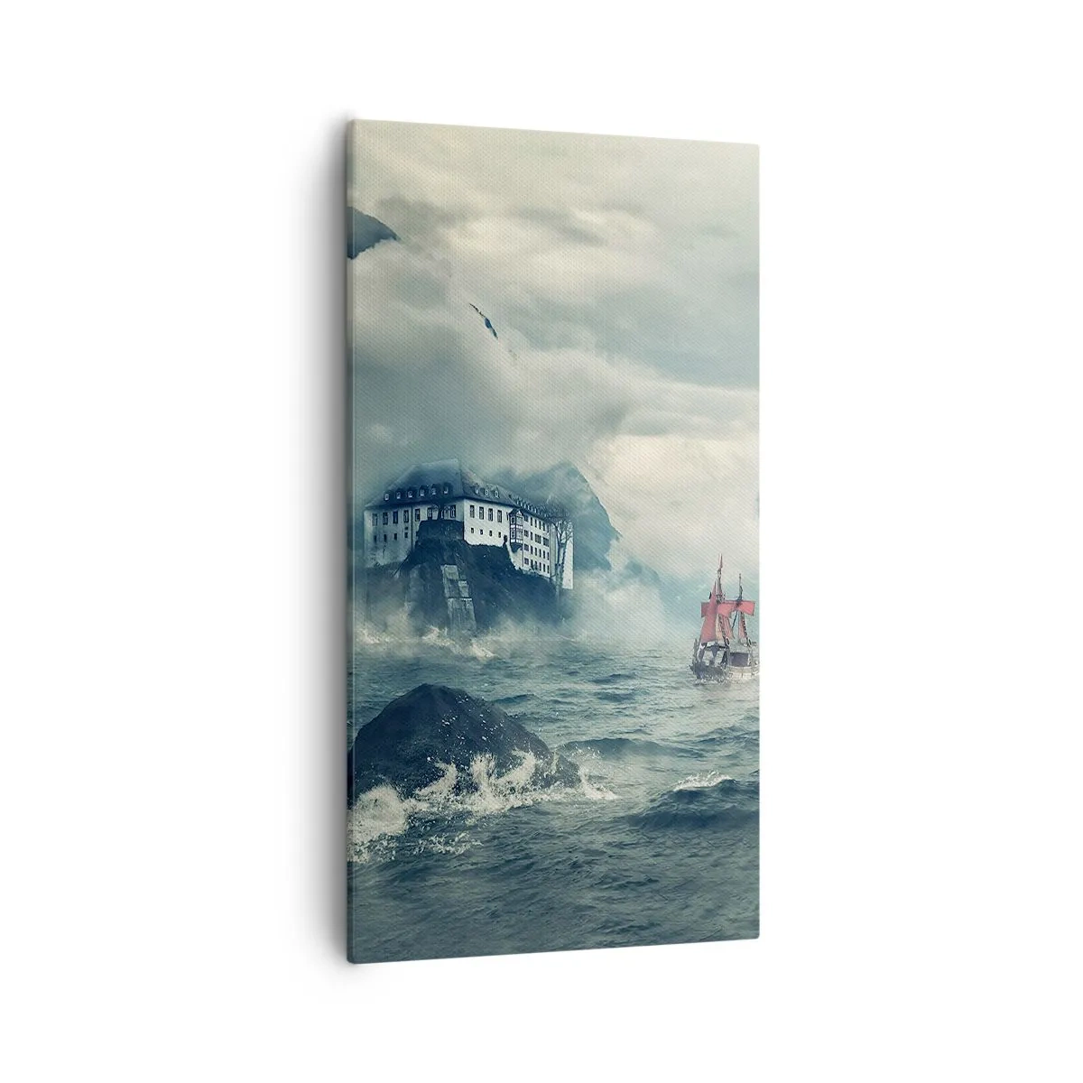 Canvas picture - On Magical Waters - 55x100 cm