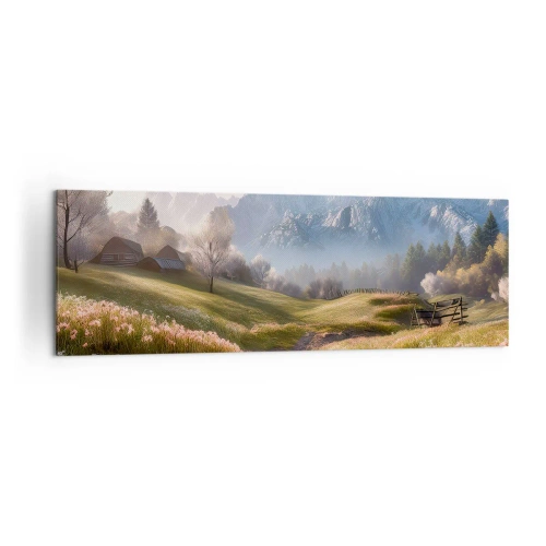 Canvas picture - Quiet Valley - 160x50 cm
