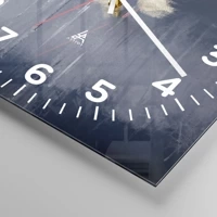 Clock face with numbers