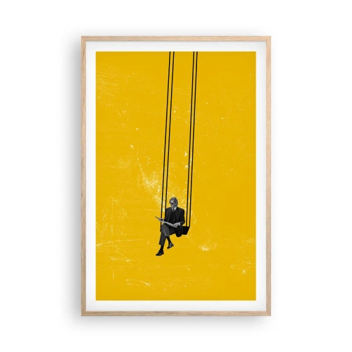 Poster in light oak frame - Day as a Any Other - 61x91 cm