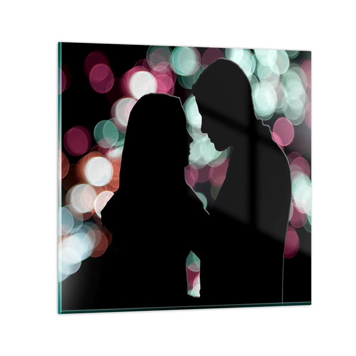 Glass picture - Yes! - 60x60 cm