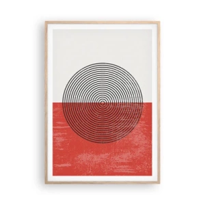 Poster in light oak frame - To the Core - 70x100 cm