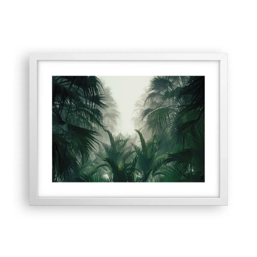 Poster in white frmae - Tropical Secret - 40x30 cm