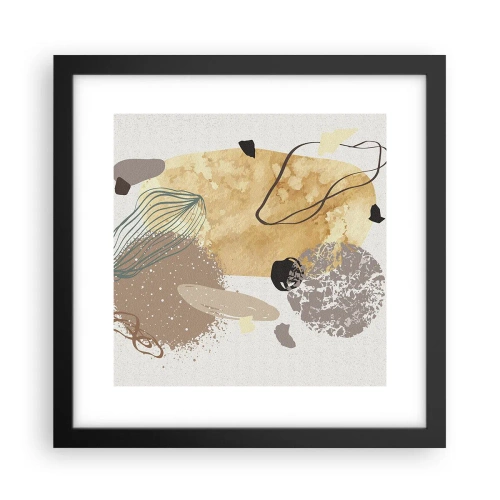 Poster in black frame - Applied Splashing - 30x30 cm