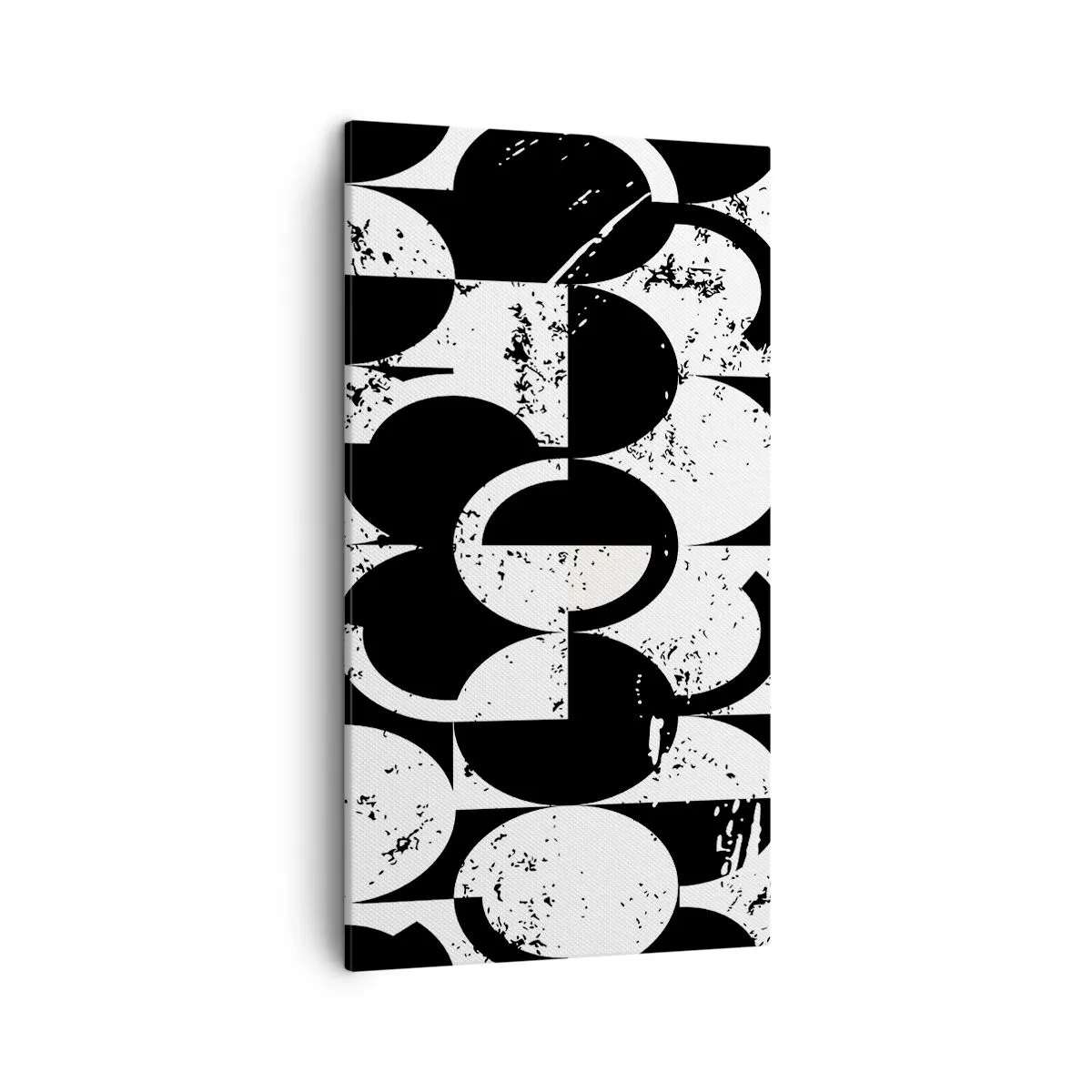 Canvas picture - White Is White and Black Is Black - 45x80 cm