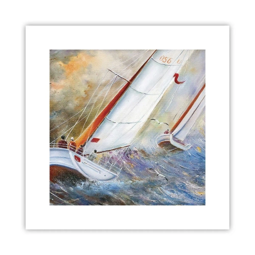 Poster - Running on the Waves - 30x30 cm