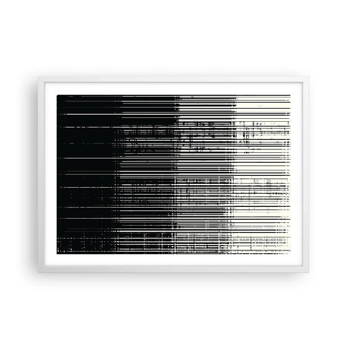 Poster in white frmae - Waves and Vibrations - 70x50 cm