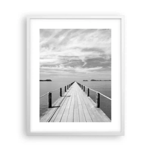 Poster in white frmae - Maybe a Trip… - 40x50 cm
