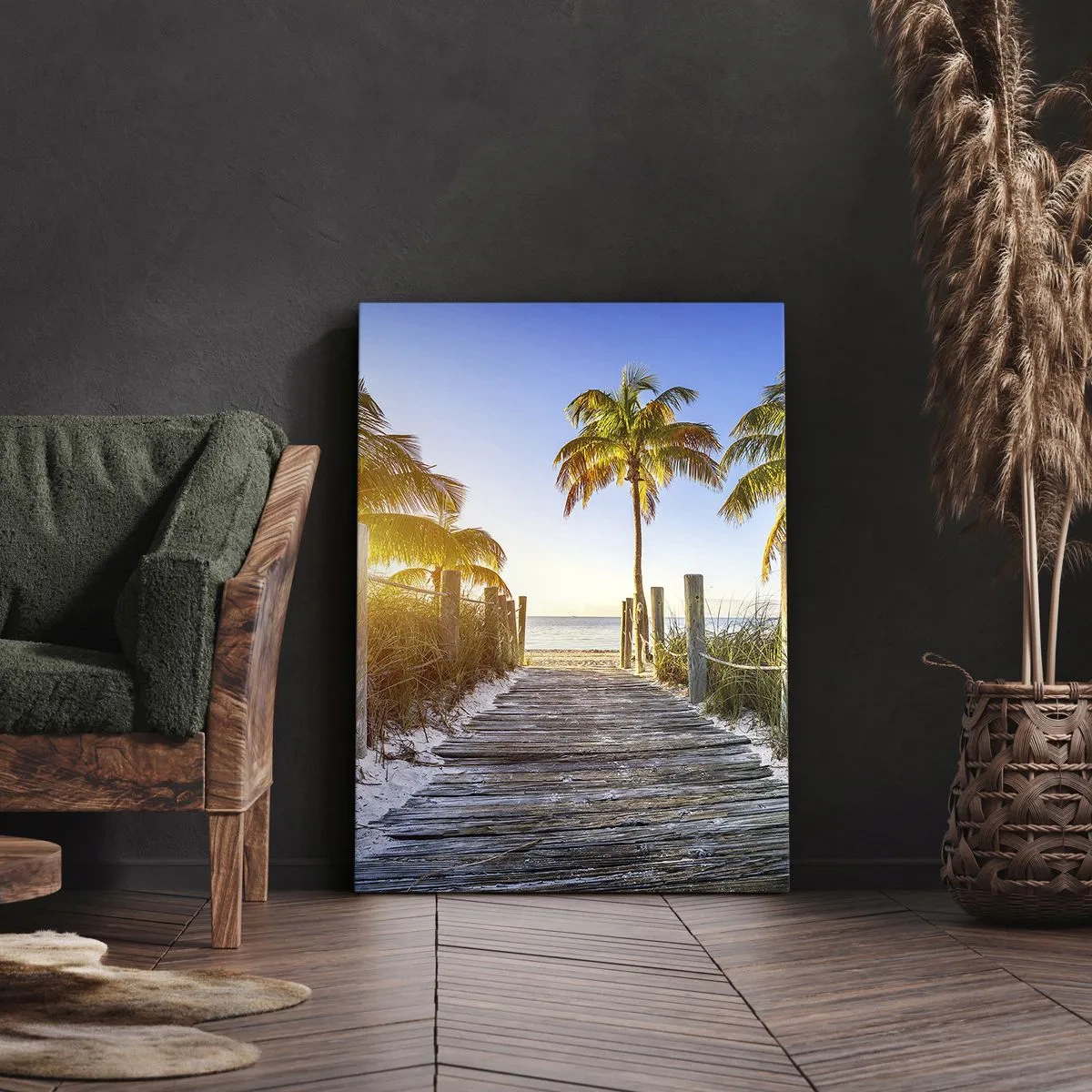 Canvas picture - Straight to Paradise - 45x80 cm