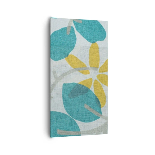 Canvas picture - Among Azure Leaves - 65x120 cm