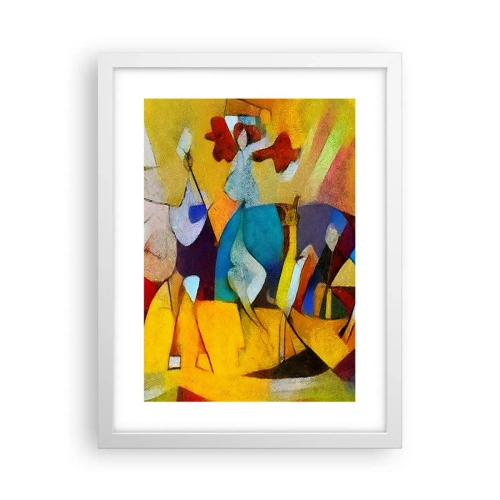 Poster in white frmae - Sun -Life - Happiness - 30x40 cm