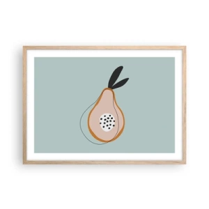 Poster in light oak frame - Penetrating the Nature of Things - 70x50 cm