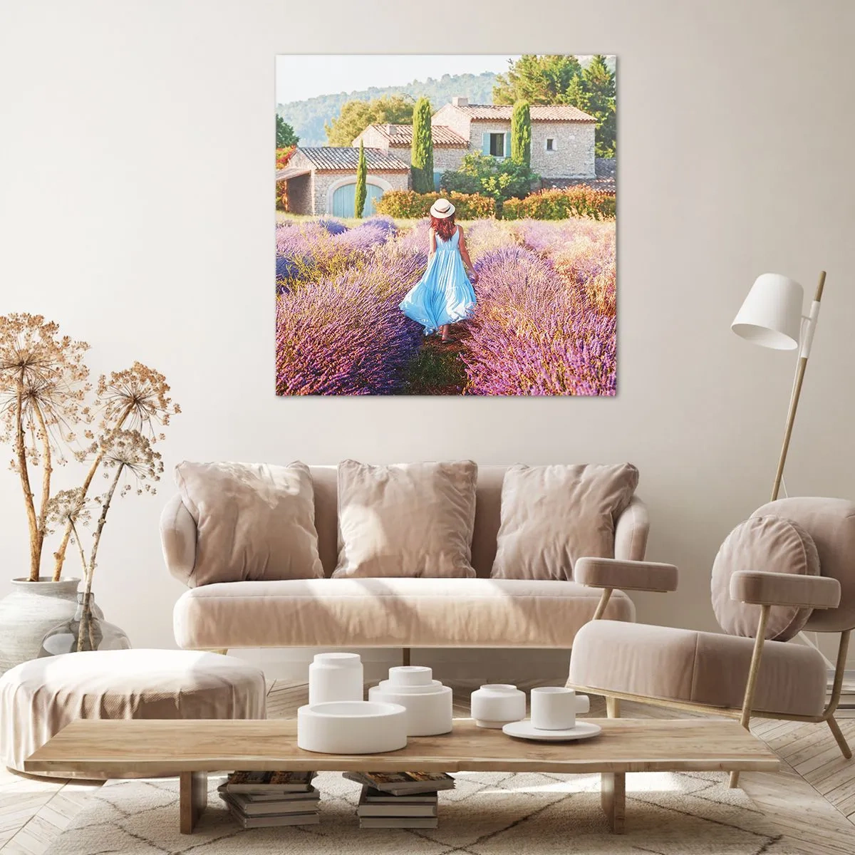 Canvas picture - Lavender Girl - 70x70 cm