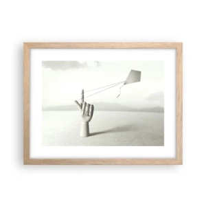 Poster in light oak frame - Test of Strengths - 40x30 cm