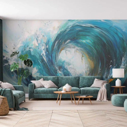 Self-Adhesive Photo Wallpaper Deluxe Sticker - Sea Portal - Ocean, Wave, Piece - 250x175 cm