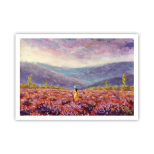 Poster - In Lavendar World - 100x70 cm