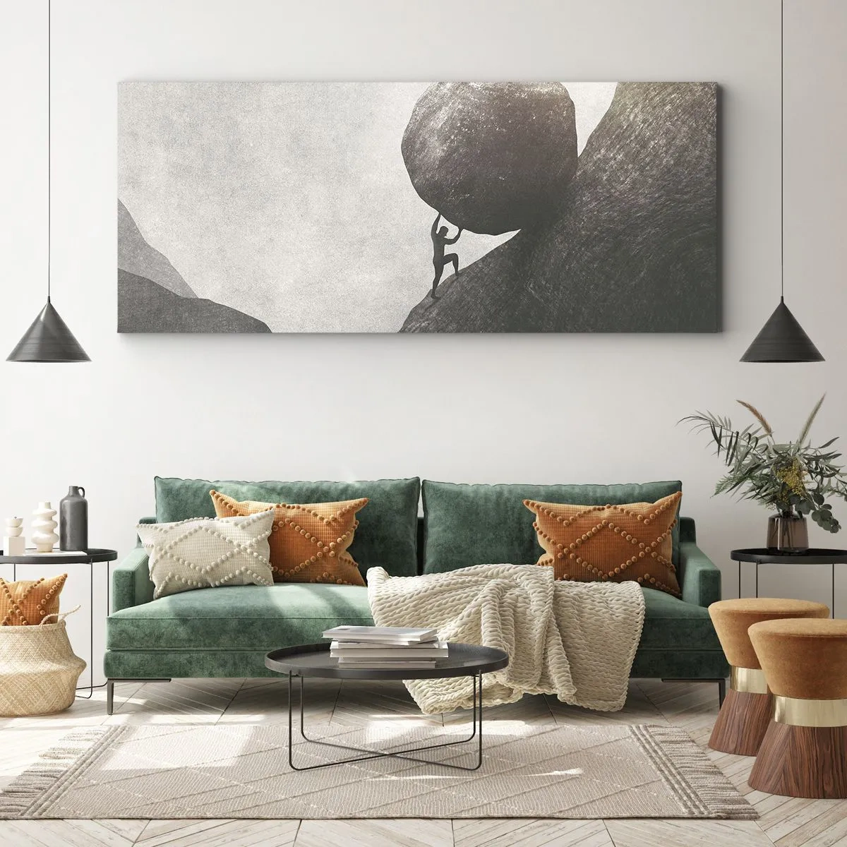 Canvas picture - I Believe against Hope - 120x50 cm