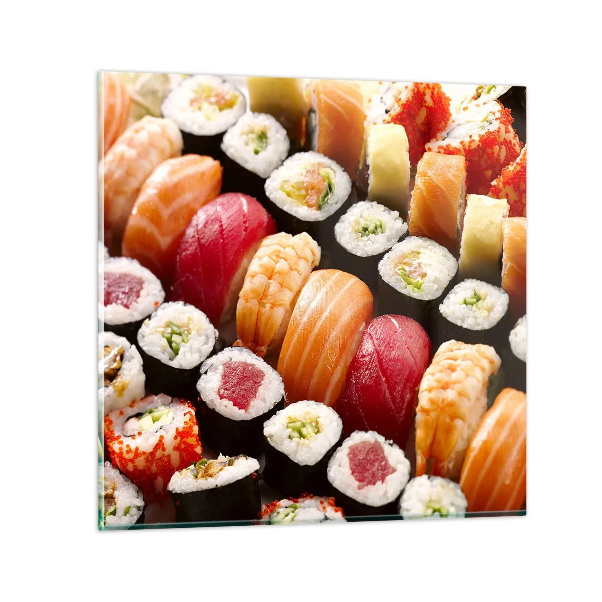 Glass picture - Colours and Flavours of Asia - 40x40 cm