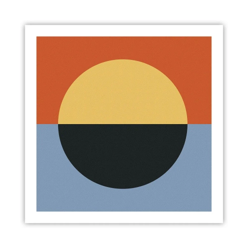 Poster - Composition of Warm and Cool - 60x60 cm