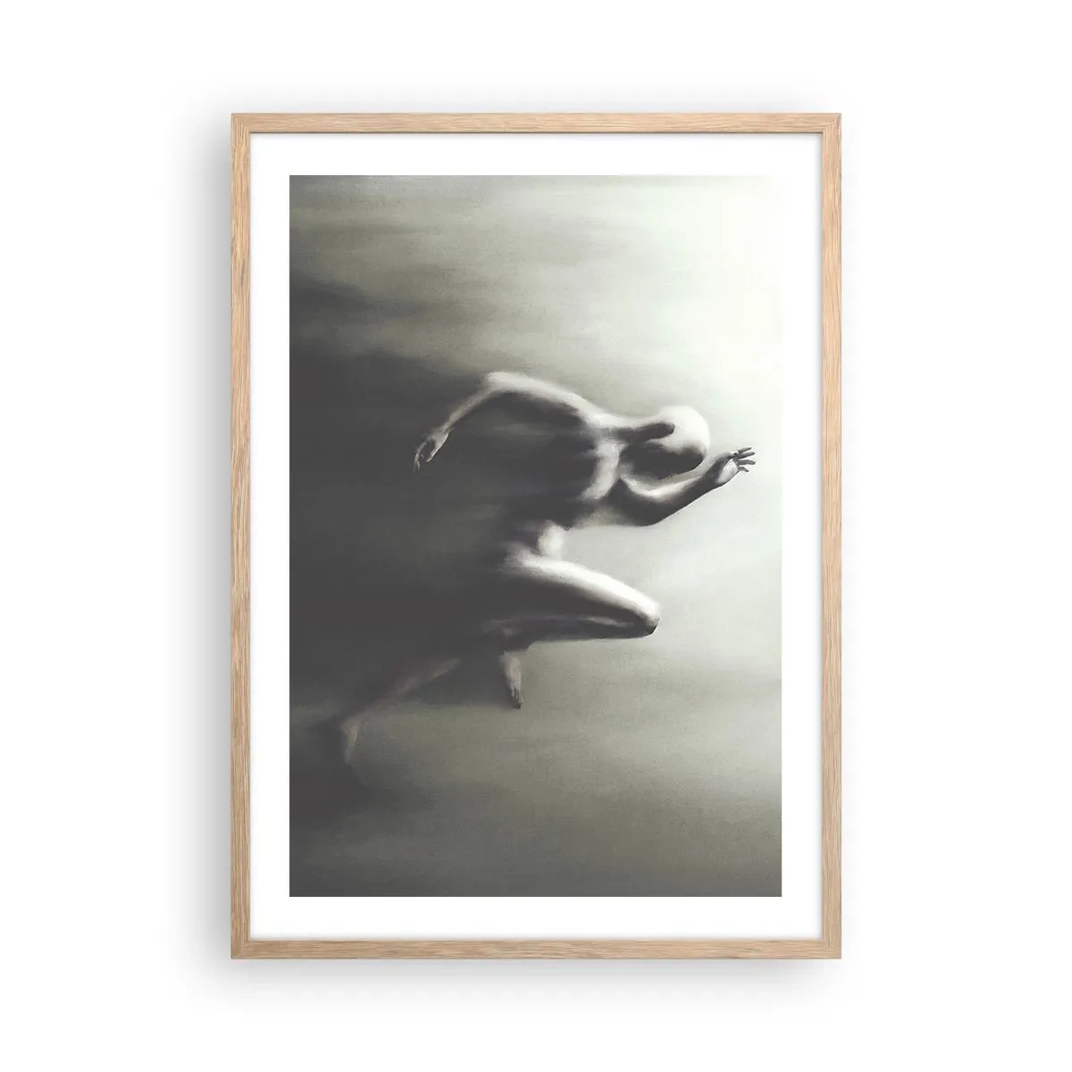 Poster in light oak frame - Unstoppable - 50x70 cm