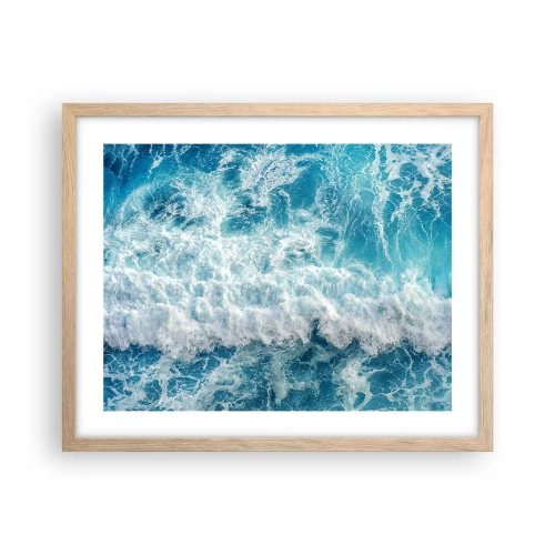 Poster in light oak frame - Jouful and Loud - 50x40 cm