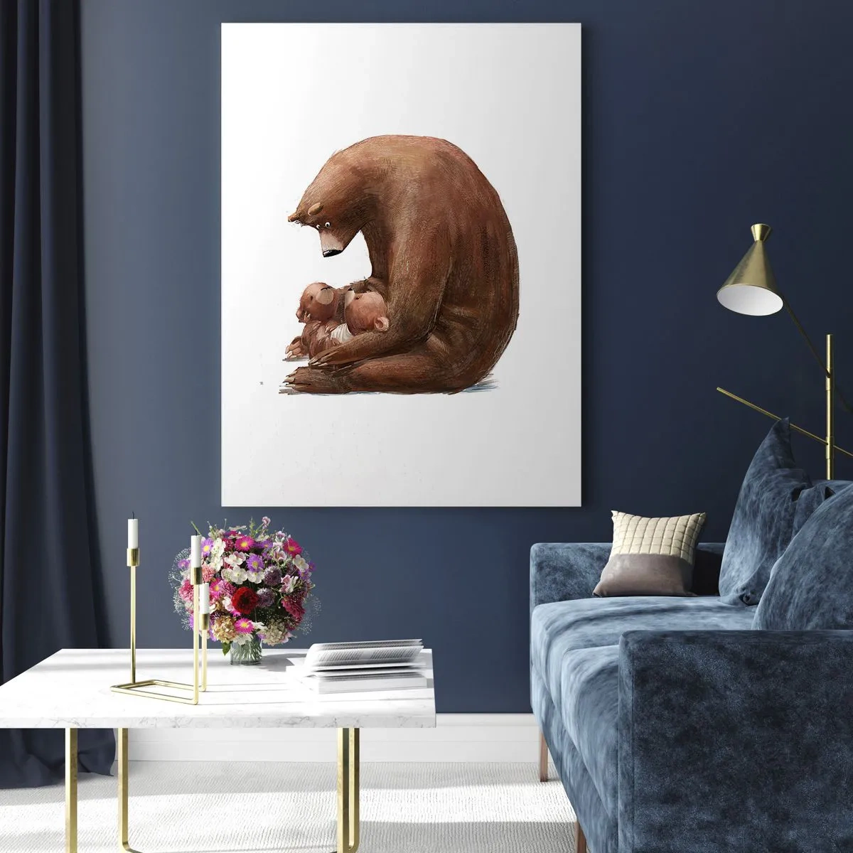 Glass picture - Sweet Dreams, Kids - 50x70 cm