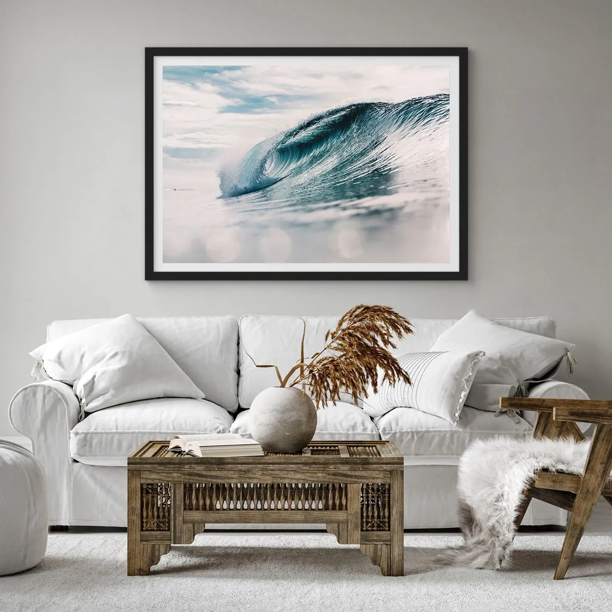 Poster in black frame - Water Summit - 40x30 cm