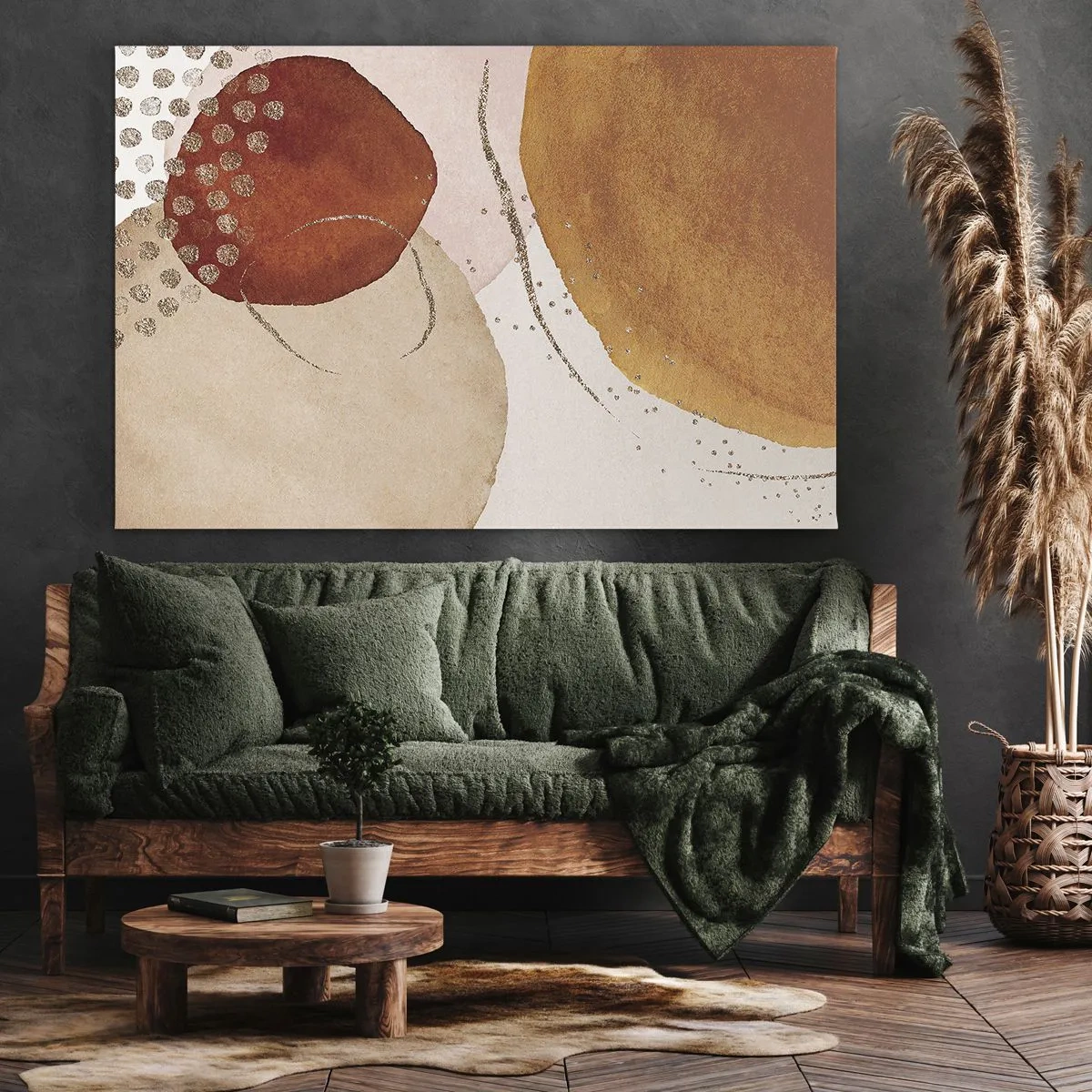 Canvas picture - Roundness and Movement - 120x80 cm
