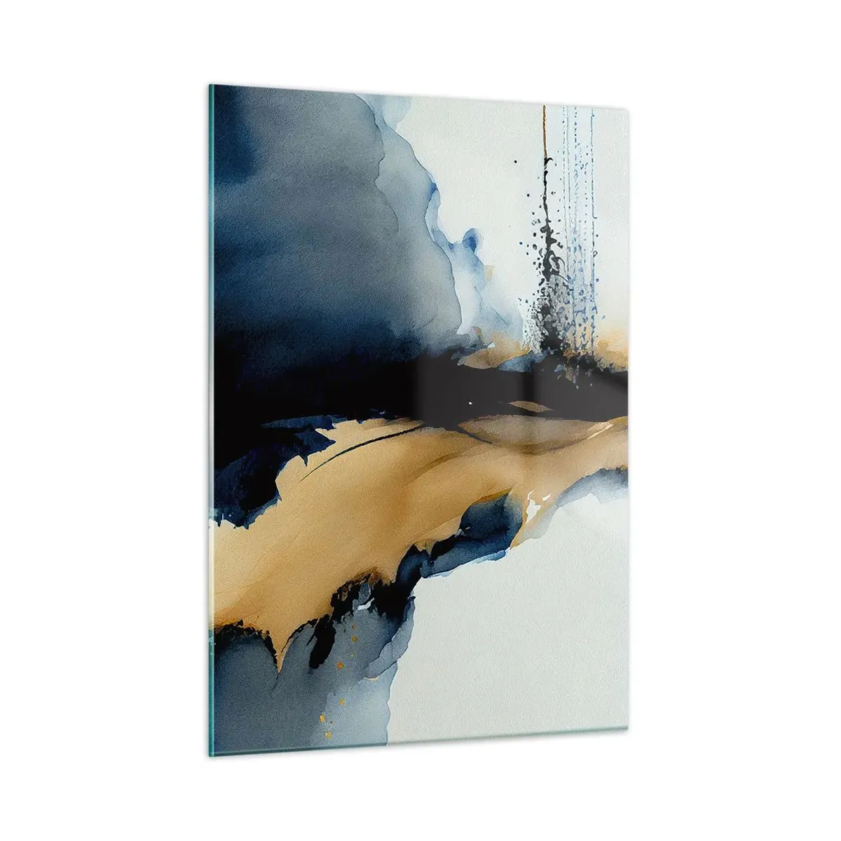 Glass picture - Behind the Curtain - 50x70 cm