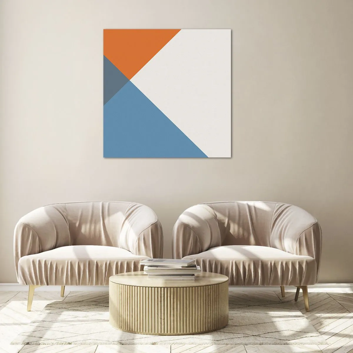 Glass picture - At an Angle… - 60x60 cm