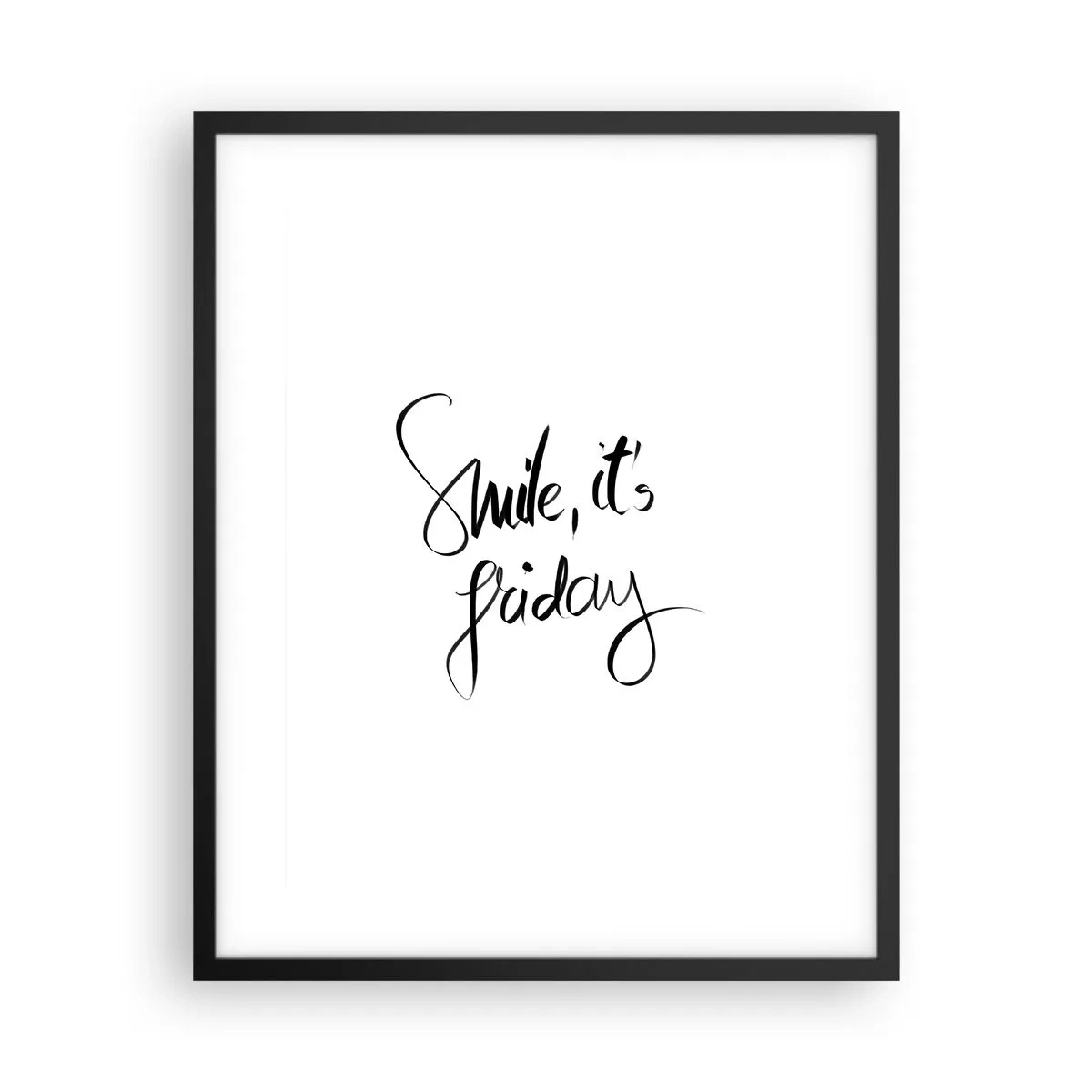 Poster in black frame - True Joy - 40x50 cm