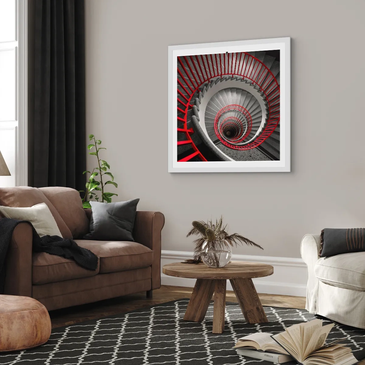 Poster in white frmae - Games of Architecture - 50x50 cm