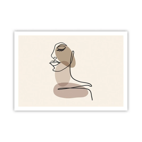 Poster - Certain Line of Beauty - 100x70 cm