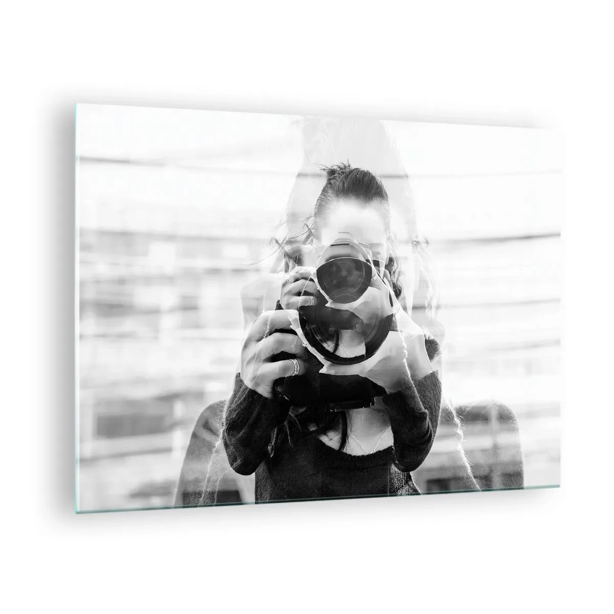 Glass picture - The creator and his material - 70x50cm - Creator and the Creation - Modern wall decoration for the living room and bedroom ARTTOR