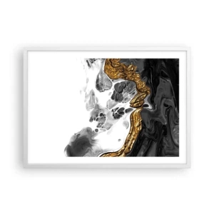 Poster in white frmae - Limited Composition - 70x50 cm