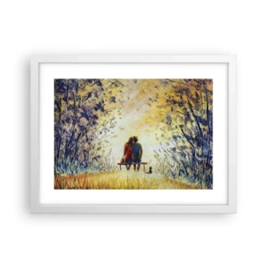 Poster in white frmae - Magical Moment - 40x30 cm