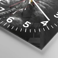 Clock face with numbers