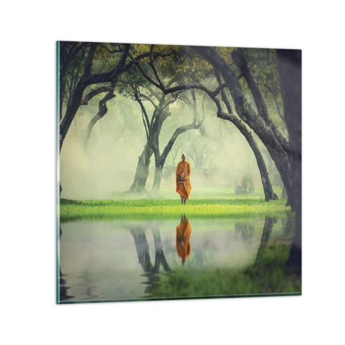 Glass picture - On the Way to Enlightenment - 50x50 cm