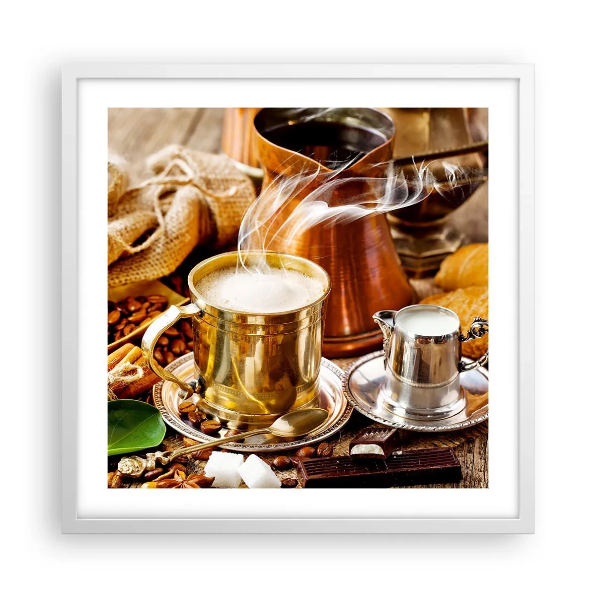 Poster in white frmae - Have a Nice Day! - 50x50 cm