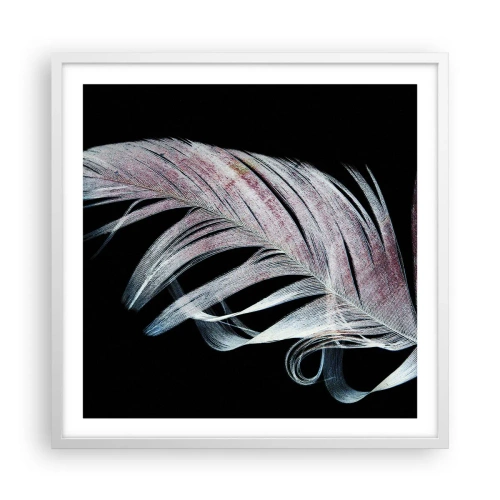 Poster in white frmae - Think about Touch - 60x60 cm