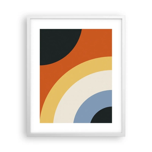 Poster in white frmae - Towards Each Other - 40x50 cm