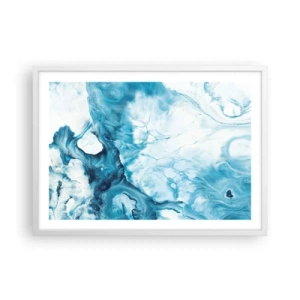 Poster in white frmae - Concert of Blue - 70x50 cm