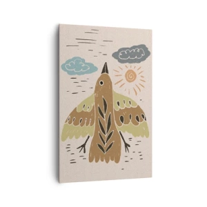 Canvas picture - Joyful Flight - 80x120 cm