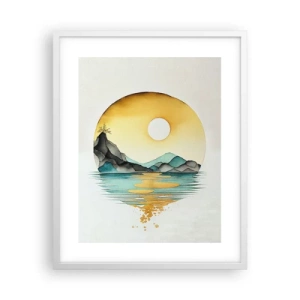 Poster in white frmae - In the Circle of Beauty - 40x50 cm