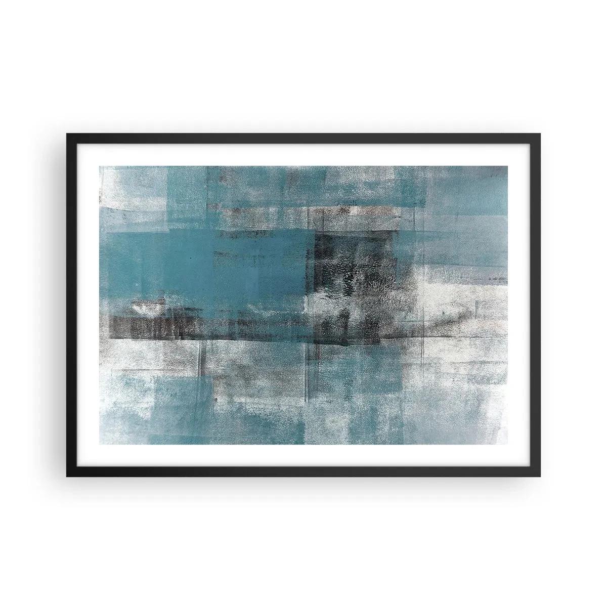 Poster in black frame - Water and Air - 70x50 cm